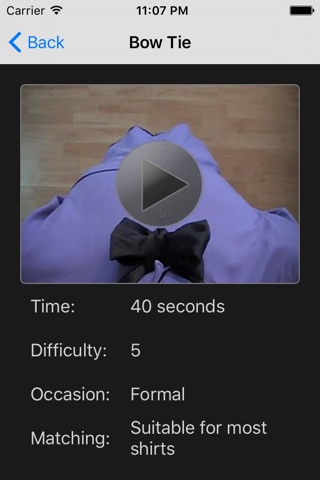Tie Master Free - How to Tie a Tie: POV Video Tutorials screenshot 4