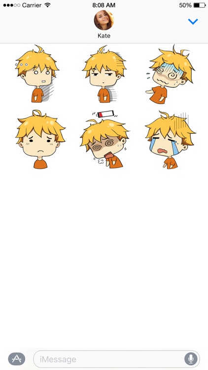 Hiroki stickers ~ the boy with golden hair screenshot-4