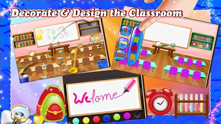 Kids Teacher Classroom Story - School Games screenshot-3