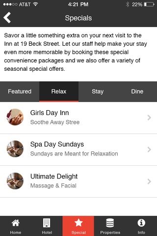 Inn at 19 Beck screenshot 2