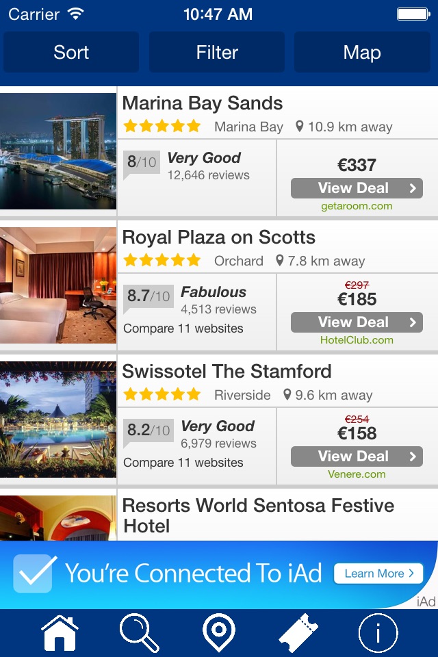 Abu Dhabi Hotels + Compare and Booking Hotel for Tonight with map and travel tour screenshot 3