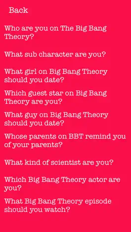 Game screenshot Personality Quiz for Big Bang Theory apk