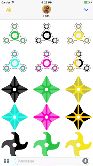 Fidget Spinner: Stickers and Emoji Keyboard(圖3)-速報App