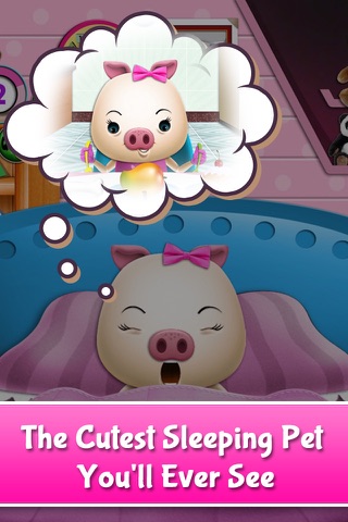 My Talking Pet - virtual pig with free mini games for kids screenshot 3
