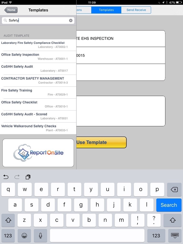 ReportOnSite screenshot 2