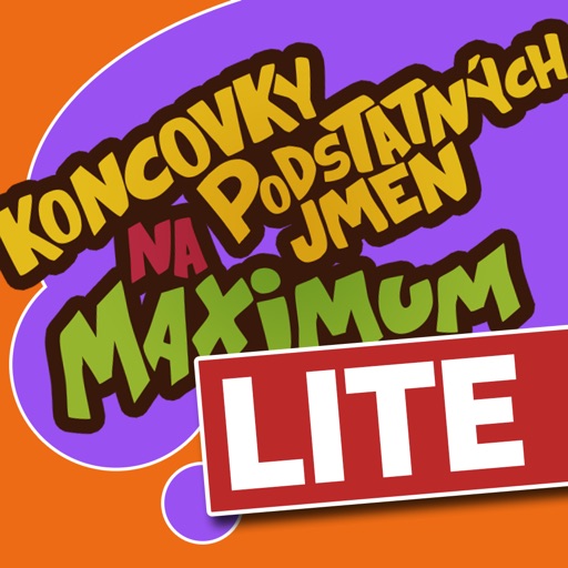 Koncovky podstatných jmen na maximum - Lite icon