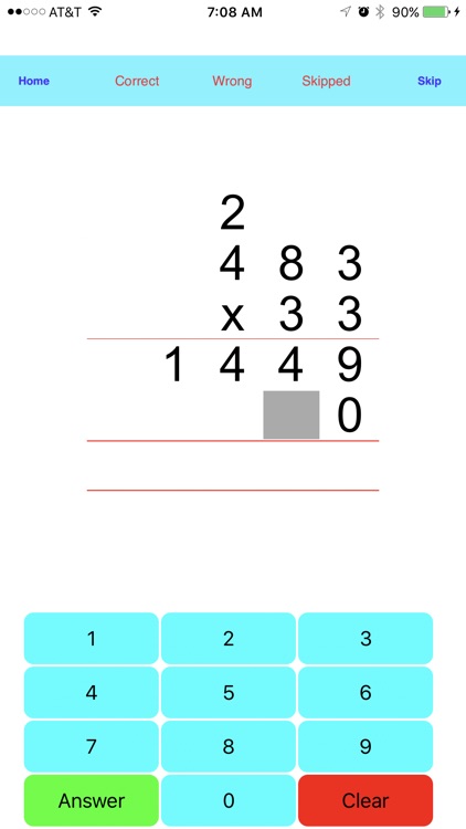 Multiplication Drills