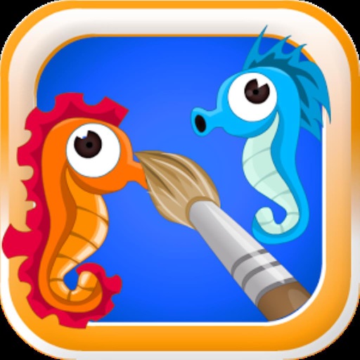 Coloring Book Sea Animals 2 Icon