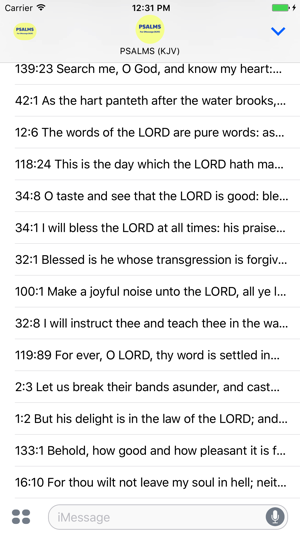 PSALMS Verses for iMessage Texts (KJV)(圖3)-速報App