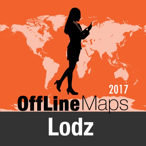 Lodz Offline Map and Travel Trip Guide icon