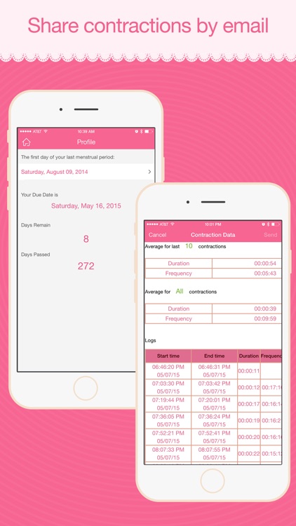 Contraction Monitor - Contractions Counter & Timer screenshot-4