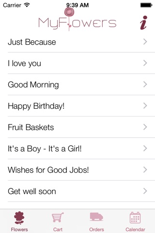 MyFlowers screenshot 2