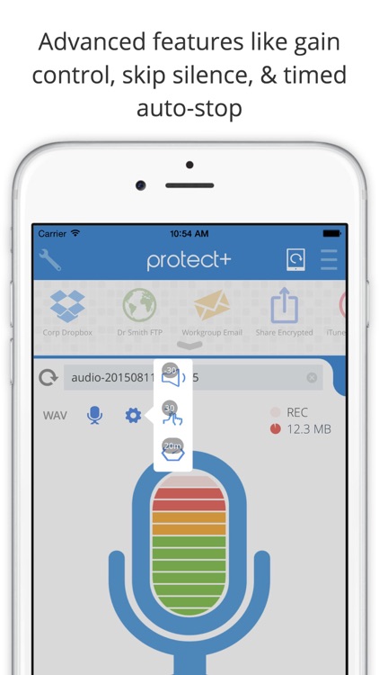 Protect+ Audio Recorder