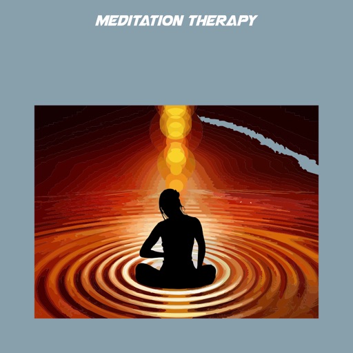 Meditation therapy icon