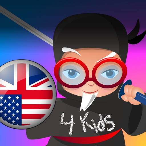 Professor Ninja English For Kids iOS App