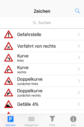 Verkehrszeichen screenshot 2