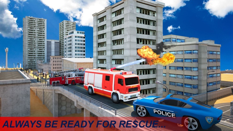 Fire Truck Emergency Rescue screenshot-4