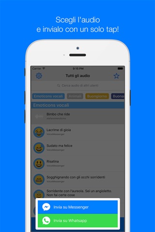 Voice Messenger - Messaggi Vocali Divertenti screenshot 2