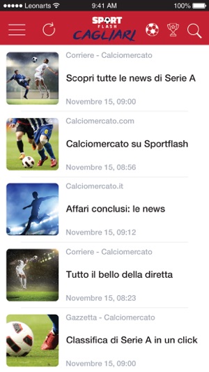 SportFlash Cagliari(圖2)-速報App