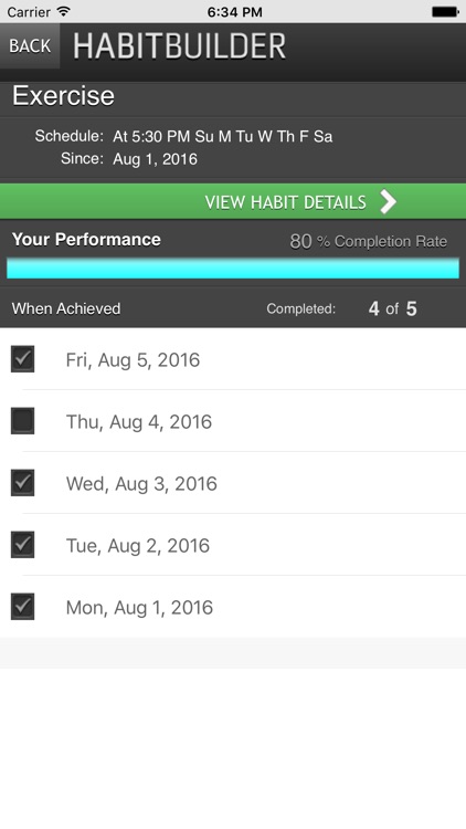 Habit Builder - Positive Habits