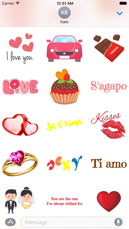 Romantic Stickers