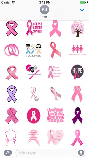 Lets Fight Cancer Stickers(圖2)-速報App