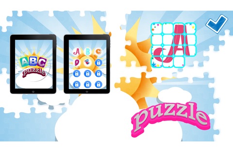 Alphabet ABC Puzzles Slide screenshot 2