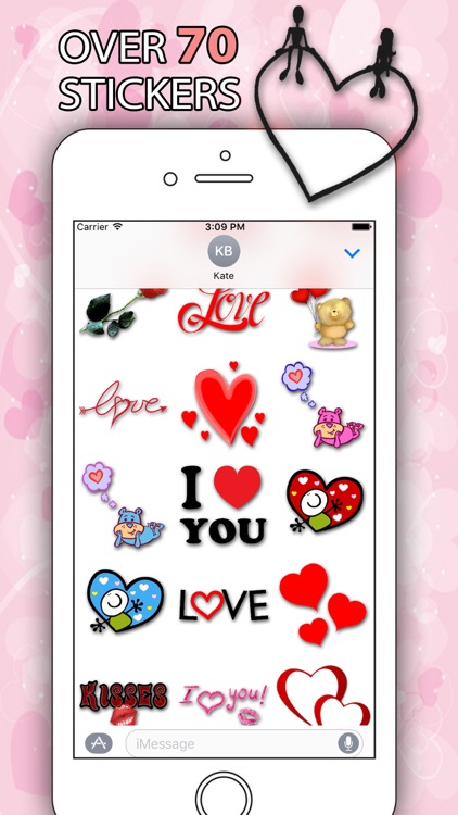 Top LOVE Stickers Emoji