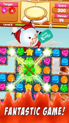 Game screenshot Sweet Santa Crafty - Christmas candy gems puzzle hack