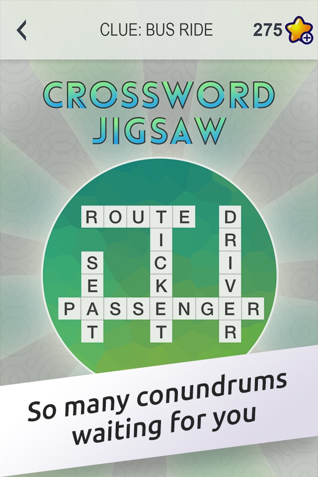 Crossword Jigsaw Word Search and Brain Puzzle with Friends at App