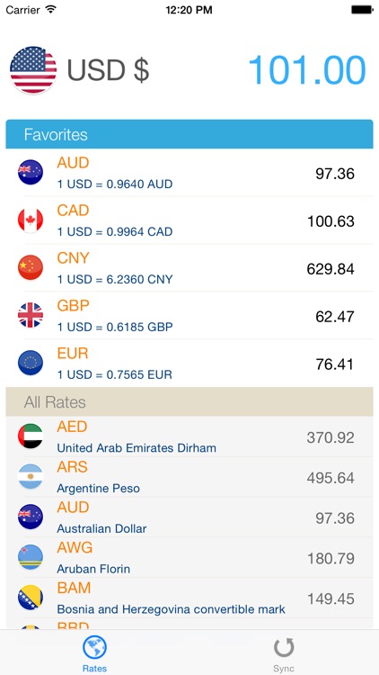 Currency Today - Global Currency Convertor Widget screenshot-3