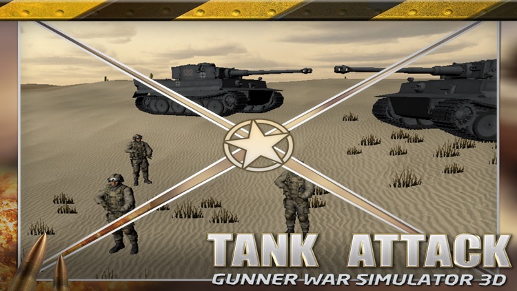Tank Attack: Gunner War Simulator 3D