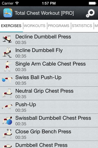 Chest Dumbbell Exercises & Barbell Workout Routine screenshot 2