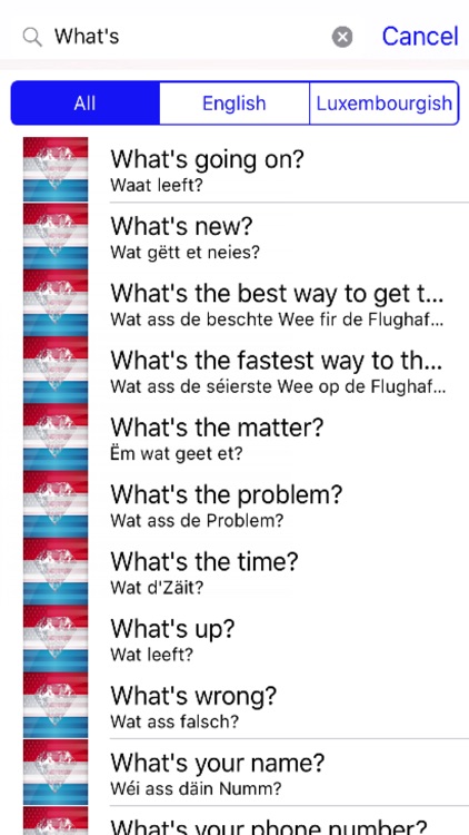 Luxembourgish Phrases Diamond 4K Edition