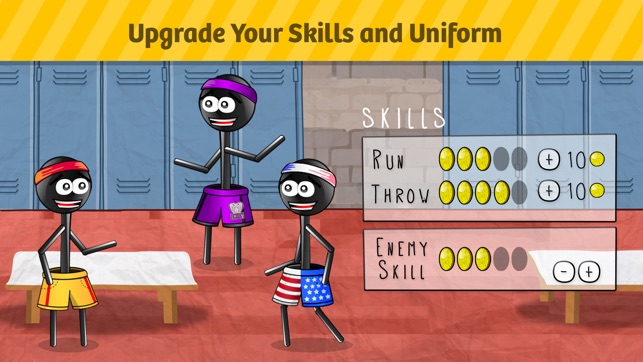 Stickman 1-on-1 Dodgeball(圖3)-速報App