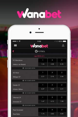 Wanabet – Apuestas de Deporte screenshot 3