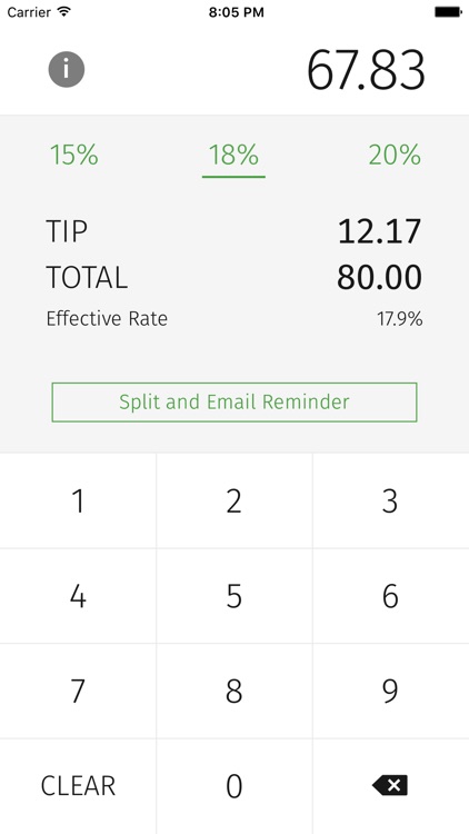 Round & Split: A Tip Calculator
