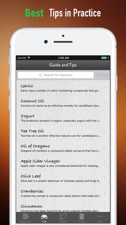 Candida Health Cure Guide - Yeast and Fungus Tips screenshot-3