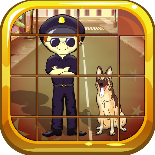 Slide Puzzles Learn Professions for Kids icon