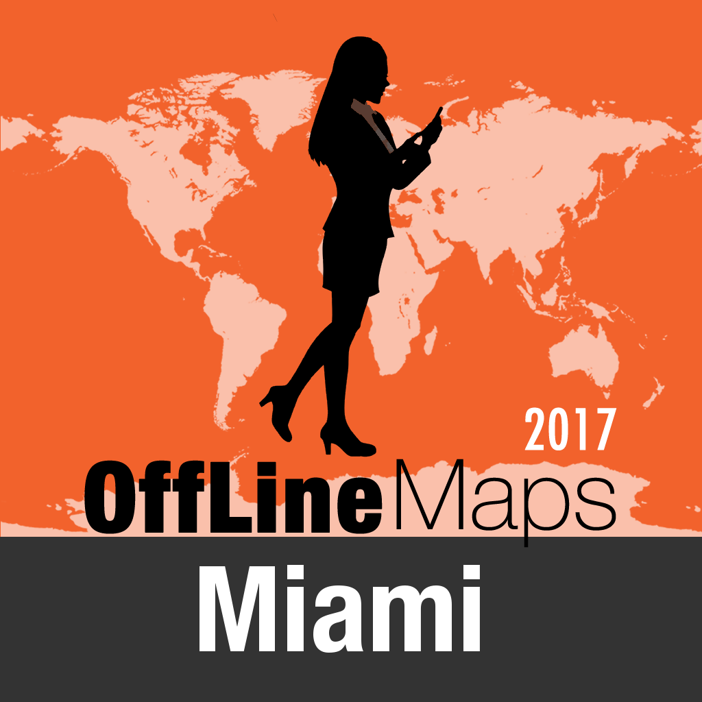 Get Miami Offline Map and Travel Trip Guide for iOS, iPhone, iPad Aso Report