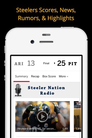 Pittsburgh GameDay Radio for Steelers Pirates Pens - náhled