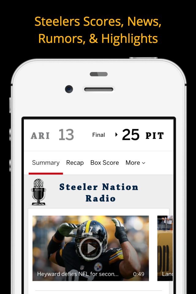 Pittsburgh GameDay Radio for Steelers Pirates Pens screenshot 2