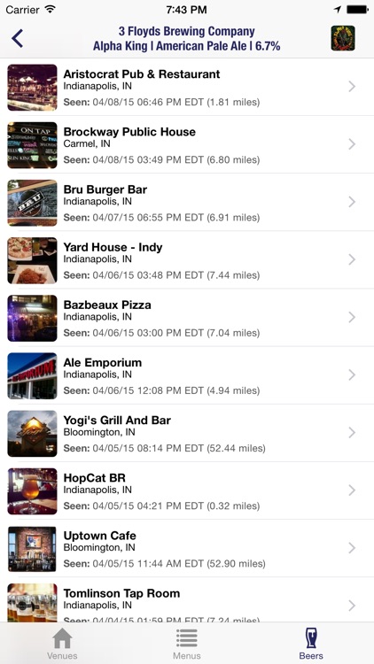 TappedIn - Socially curated beer menus screenshot-3