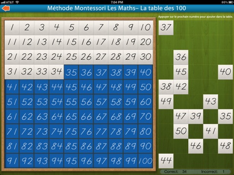 La Table des 100 – Méthode Montessori pour Apprendre les Maths screenshot 2