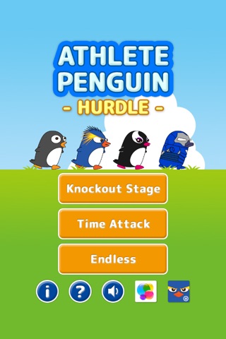 Athlete Penguin - Hurdle - Aim! No.1 Athlete! screenshot 2