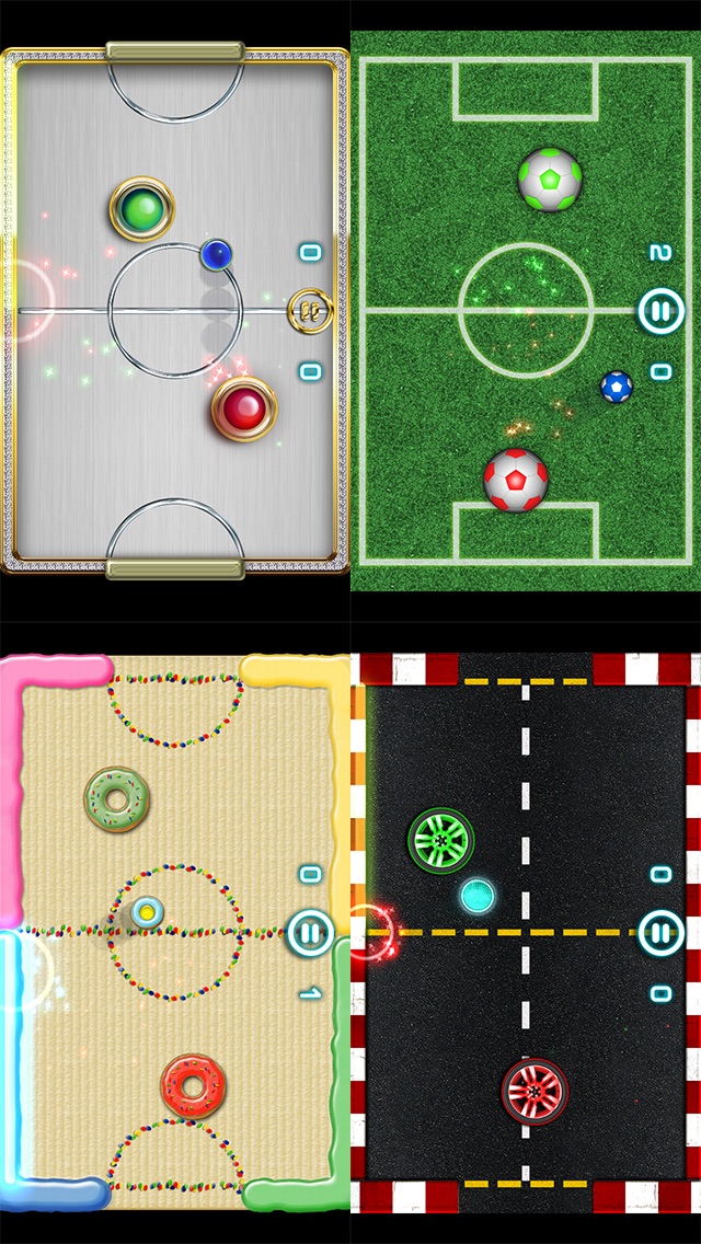 Glow Hockey 2 screenshot1