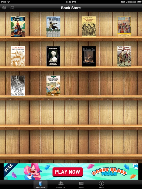 Mark Twain Book Collection for iPad