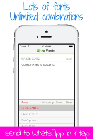 Ultra Fonts - Custom messages for chat apps screenshot 3