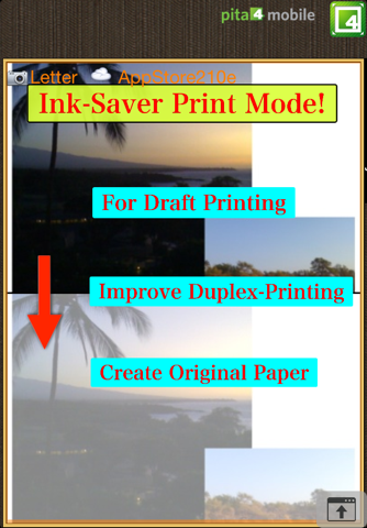 pita4print - AirPrint Large Photos with Ink-Saver screenshot 4