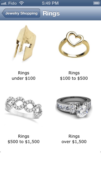 Jewelry Shopping App - Shop at the Best Online Stores